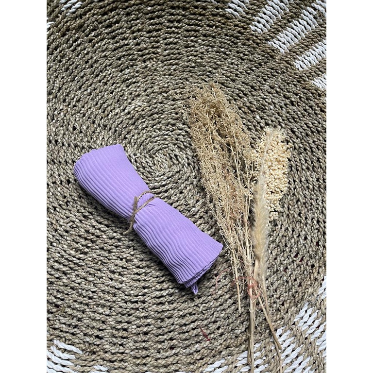 (lanjutan warna part 2)Pashmina Plisket Shawl/Pashmina Plisket Pashmina Diamond crep/Pashmina pleate-PROMO(WARNA LILAC)