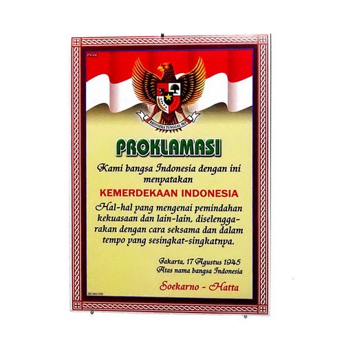 Poster Teks Proklamasi
