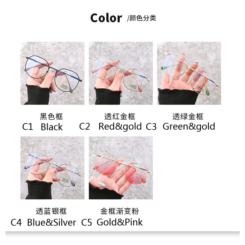 Kacamata Optikal Anti Blue Ray Bentuk Bulat Untuk Komputer