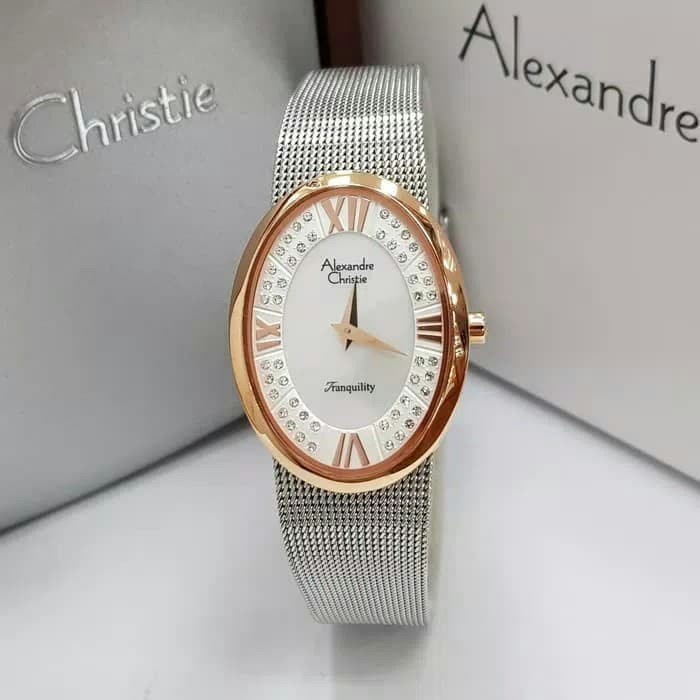 [Free Baterai] JAM TANGAN WANITA ALEXANDRE CHRISTIE AC 2280 ORIGINAL GARANSI RESMI 1 TAHUN