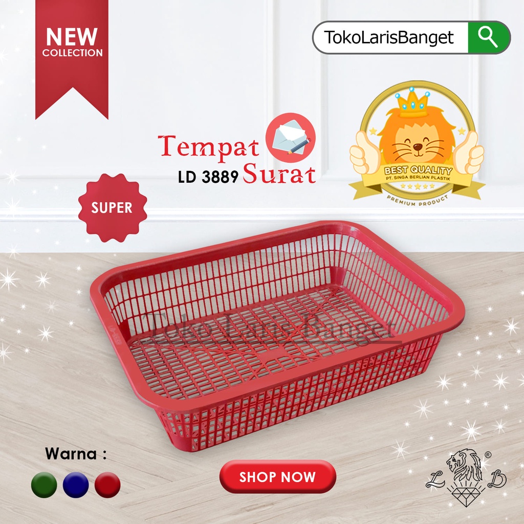 

Tempat surat/Keranjang surat Plastik/Keranjang serbaguna