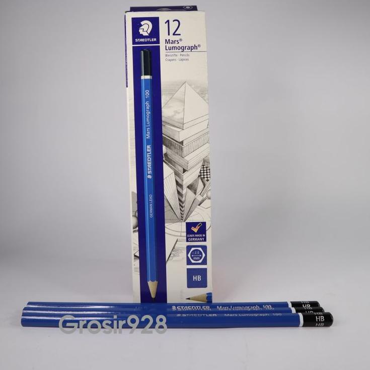 

Spesial Harga (Per 12) Pencil / Pensil 2B Staedtler Lumograph / Pensil Komputer Ujian Original
