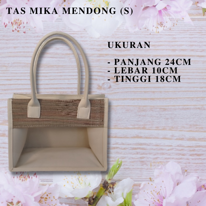 Tas Parcel Mika (Ukuran S) Tas Mendong Hampers Mika Transparan