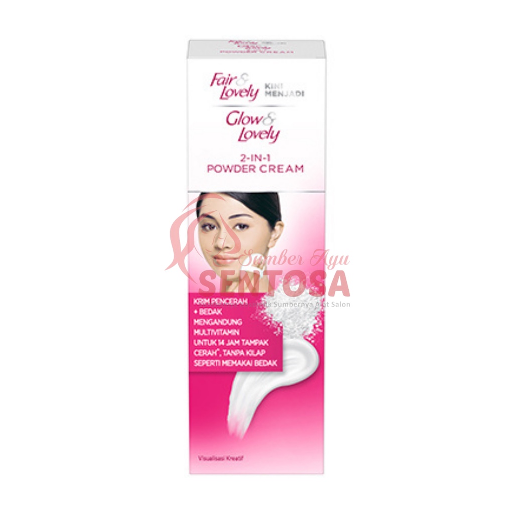 GLOW &amp; LOVELY 2IN1 POWDER CREAM 40 GR