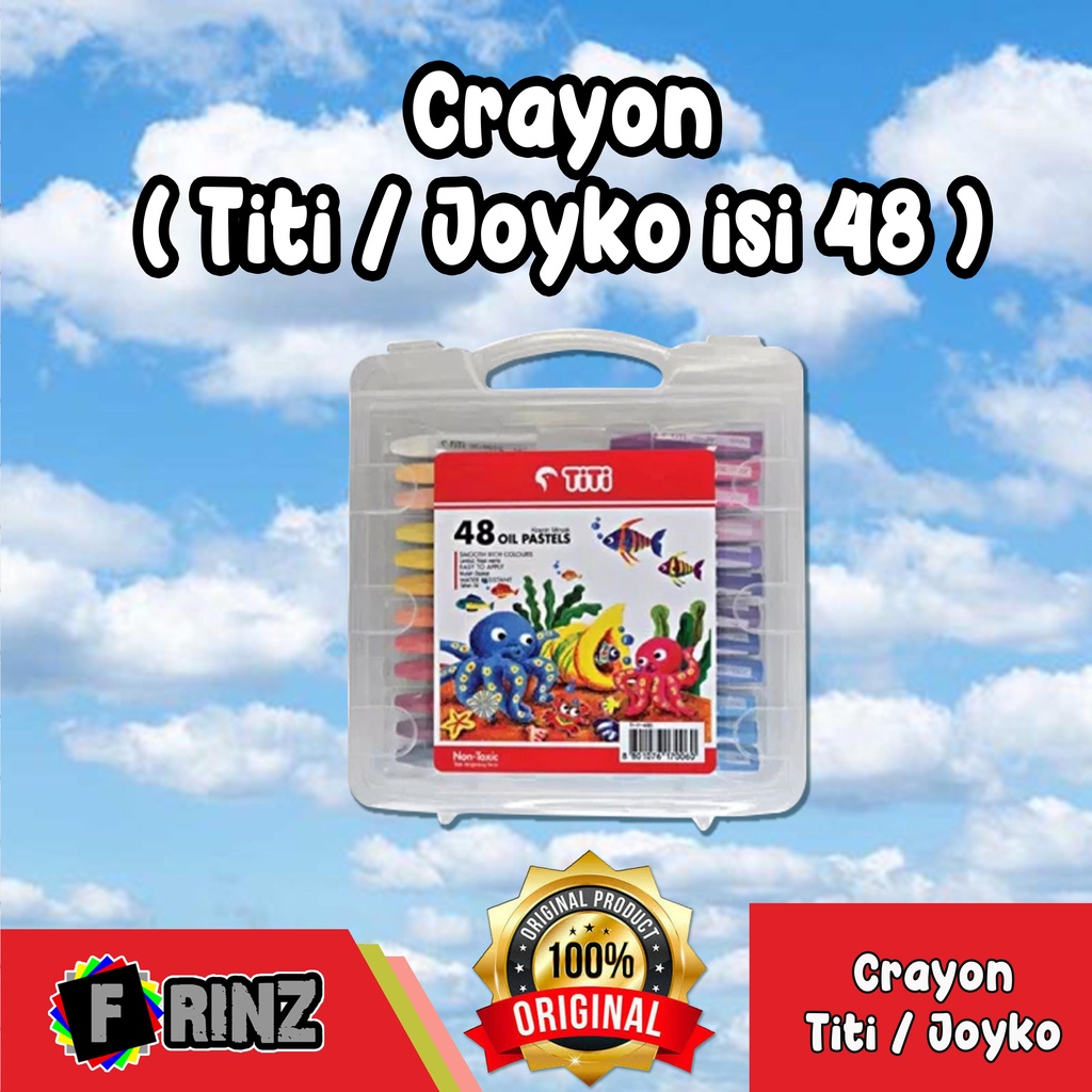 

ATK ~ Crayon Titi / Joyko Isi 48 / Krayon Warna Original