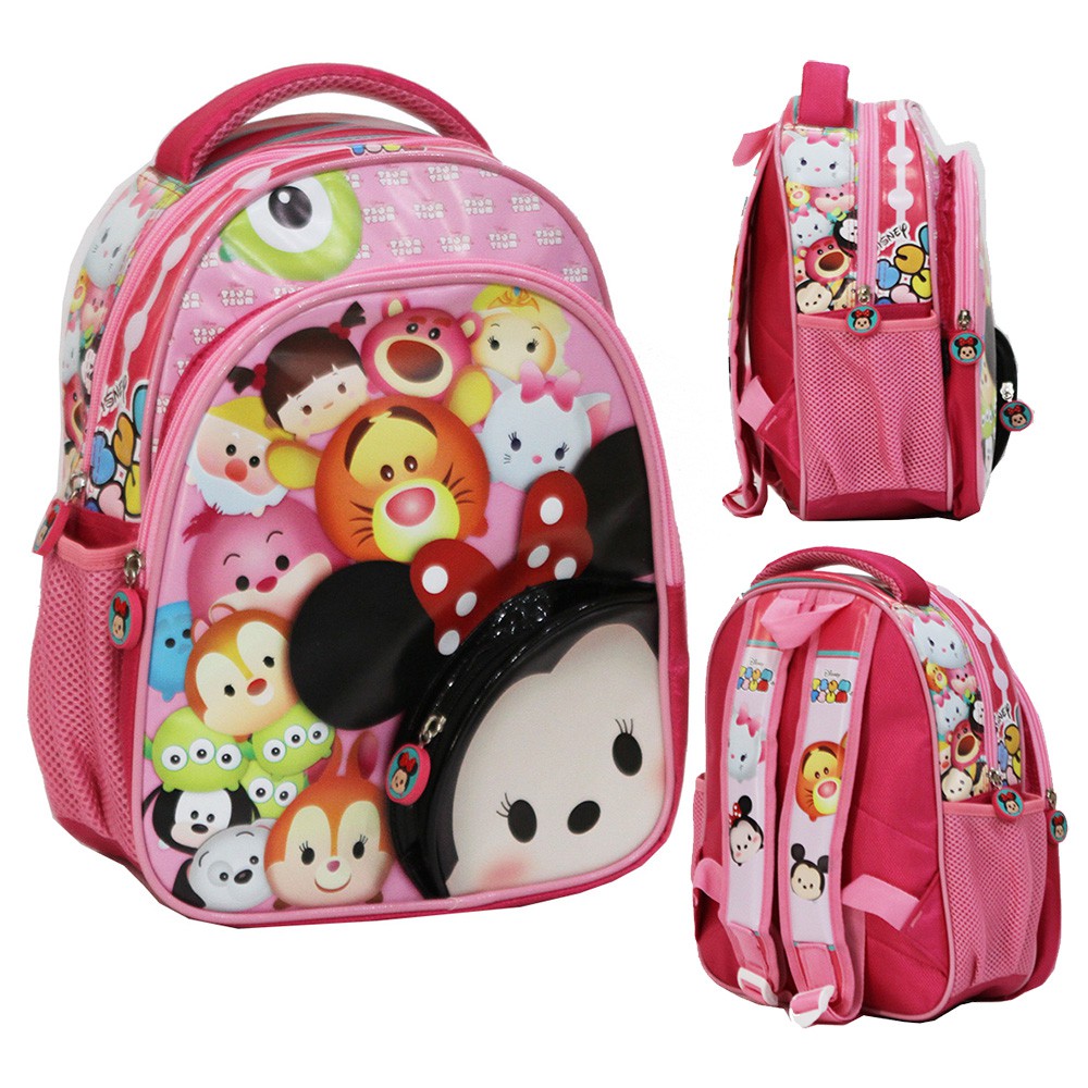  Tas  Anak  Sekolah Tsum Tsum Kantung Coin Ransel TK PG 