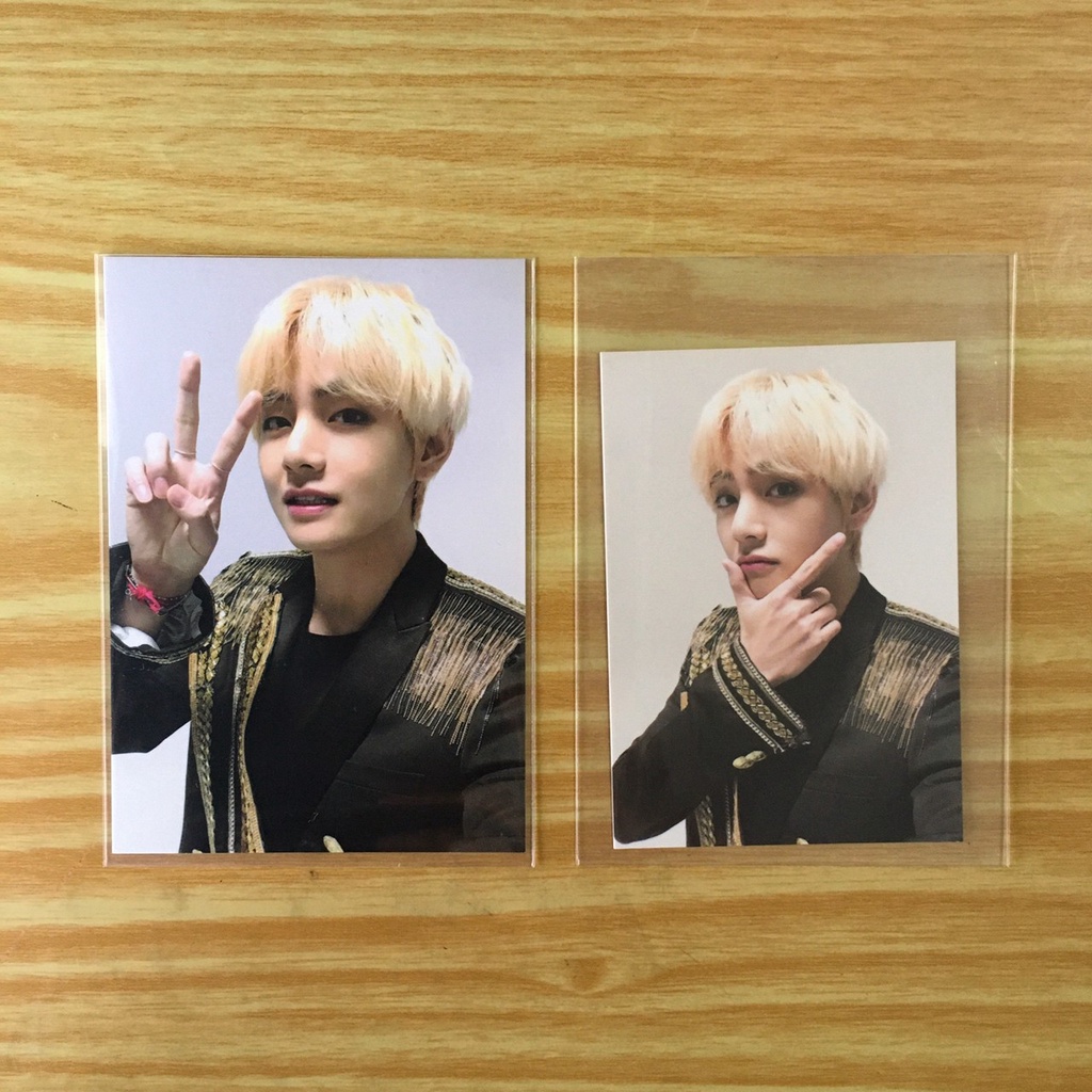 OFFICIAL BTS PHOTOCARD PC GIFT MERCH COIN POUCH MEMORIAL TAG LOVE YOURSELF LYS JAPAN KIM TAEHYUNG / 