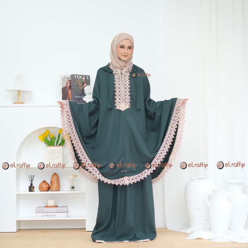 Mukena Dewasa 2 in 1 Katun Renda NadillaSeries