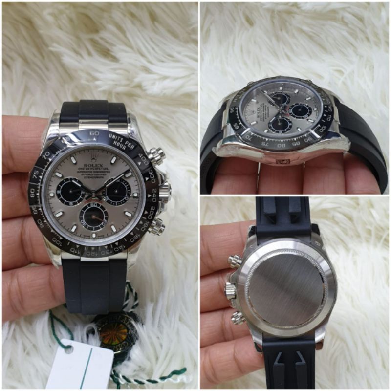 JAM TANGAN PRIA ROLEX DAITONA RUBBER SUPER PREMIUM