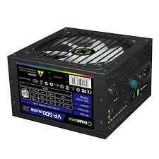 GAMEMAX PSU VP500 RGB - 500 Watt 80+ EffIciency 80 PLUS 12cm Fan RGB