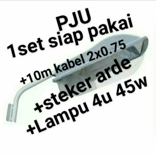 Lampu Jalan 1 Set Komplit PJU Box Lampu Penerangan Siap Pakai (Murah)