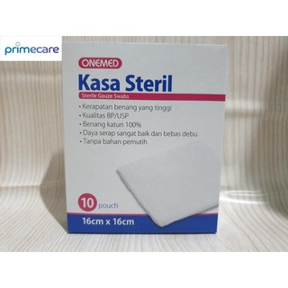 Image of Kasa Steril OneMed 16x16cm / Gauze Swab Steril