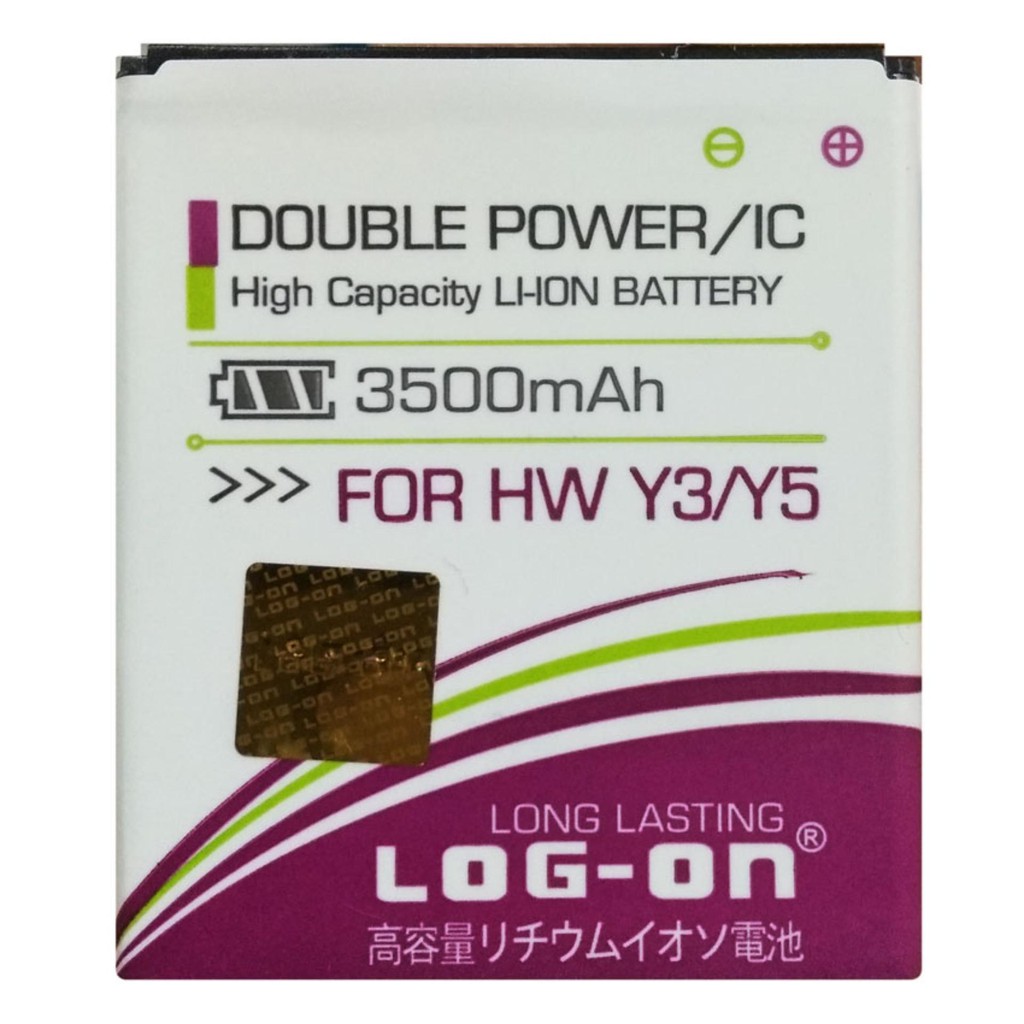 Log On Baterai Huawei Y3 / Y5  3500 mAh