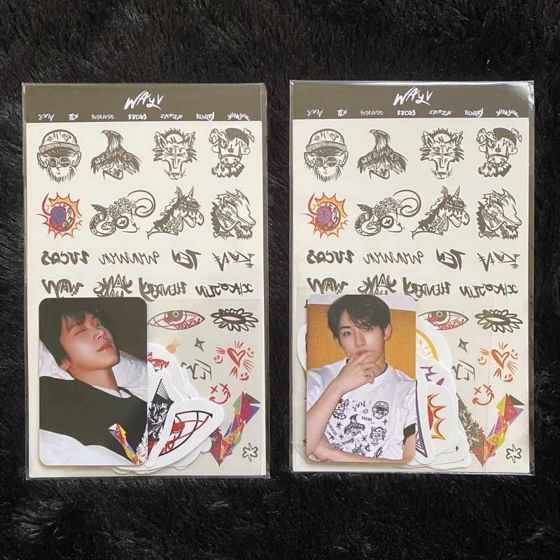 WayV / NCT Designed by Ten MD - Tattoo + Luggage Sticker Set (Ten & Winwin)