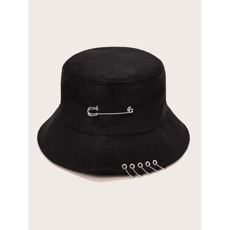 Bucket Hat Anting / Topi Bucket Anting Korean Look / Idol Kpop / Stylish and Trendy Laki Perempuan