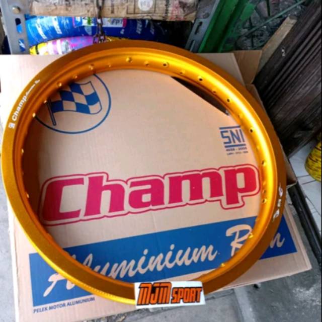 Velg cham 160-18 hole 36 . Velg ring 18 ukuran 160  champ gold