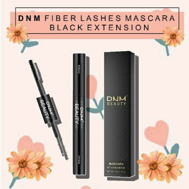 DNM 4D SILK FIBER LASH MASCARA THICK LENGTHENING EYE LASHES WATERPROOF