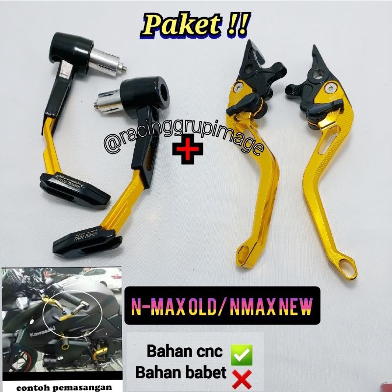 handle rem Nmax cnc  model setelan dan proguard cnc