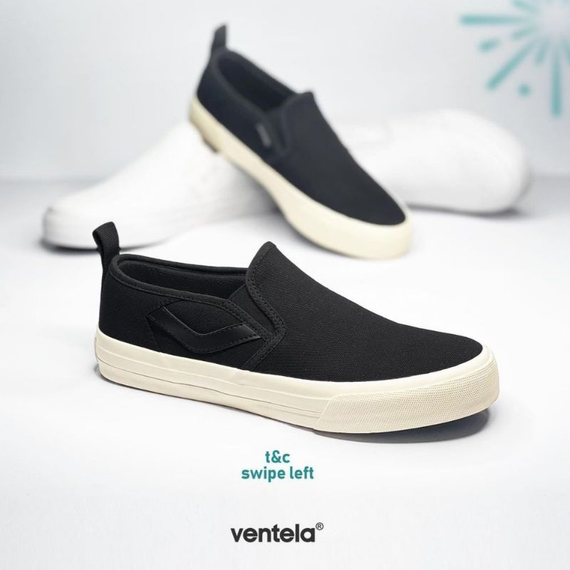 Ventela Slip On Icon Black White / All White Original