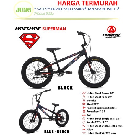 Sepeda Anak BMX 20 inch PACIFIC Hot Shot Supermen