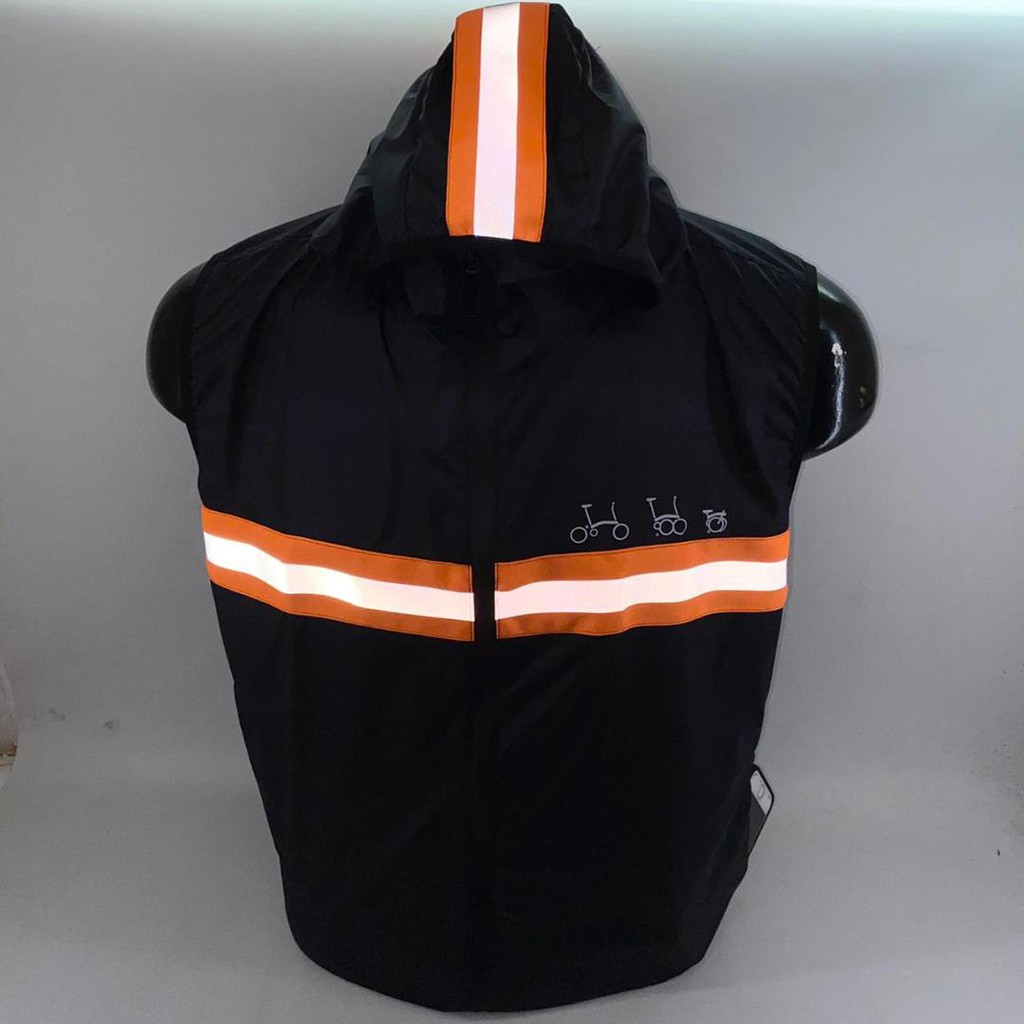 Vest Rompi Jaket Hoodie Sepeda Lipat MTB Unisex Trifold 3sixty