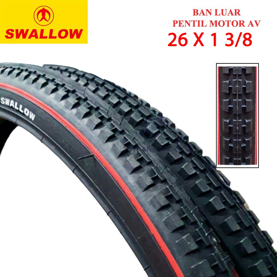 Ban Luar Swallow 26 x 1 3/8 Jengki AV