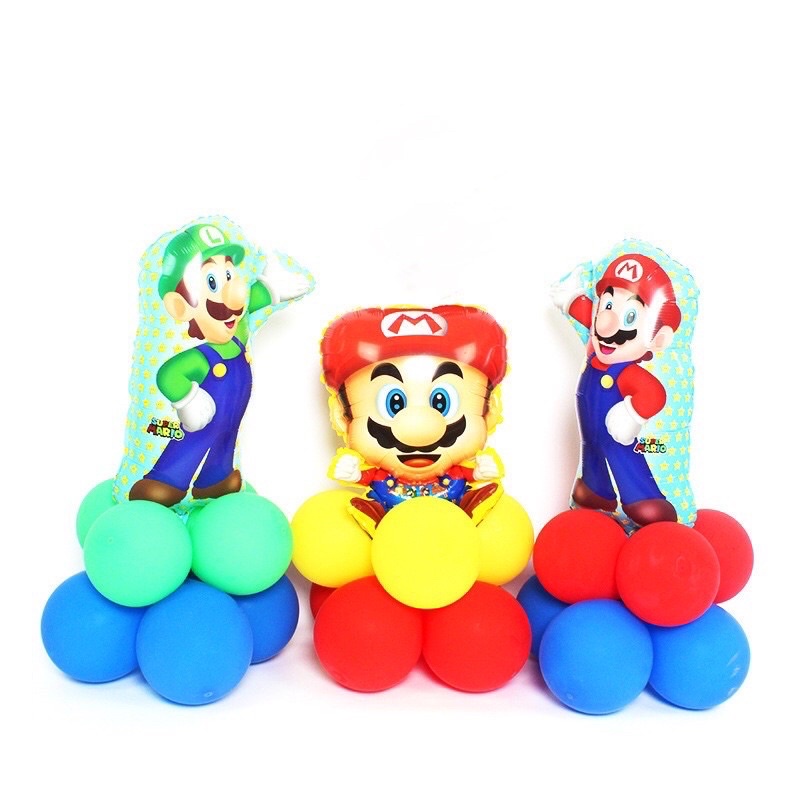 PAKET BALON MARIO LUIGI 1 SET