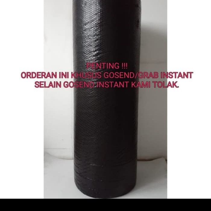 

Ginger- Buble Bubble Warp Plastik Bubble Hitam Pekat Plastik Gelembung 125x50M