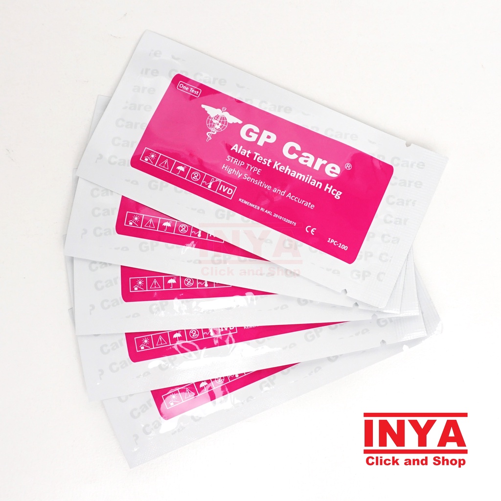 TESTPACK GP CARE ALAT TEST KEHAMILAN Hcg STRIP TYPE BOX isi 50 pcs - Pregnancy Test