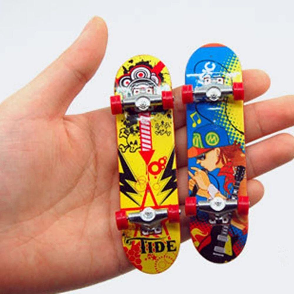 Needway Finger Skateboard Simulasi Untuk Anak Alloy Stand Gag Mainan Anak Mainan Kartun Skate Truck