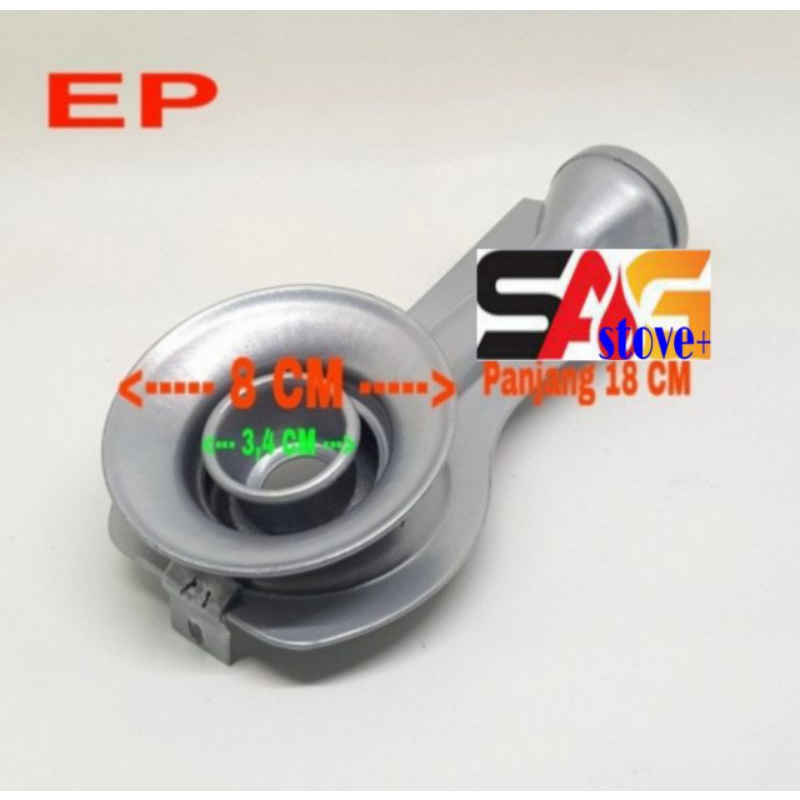 Cerobong EP Galvalum/Dudukan Burner Kompor gas model TCD-Todachi-HOCK