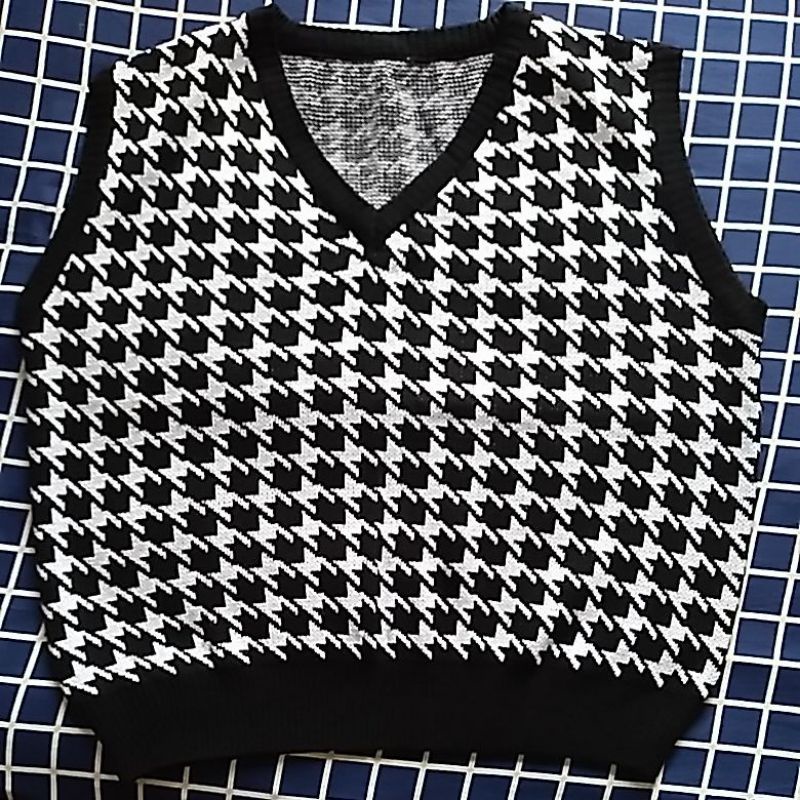 Rompi atasan pria rajut import