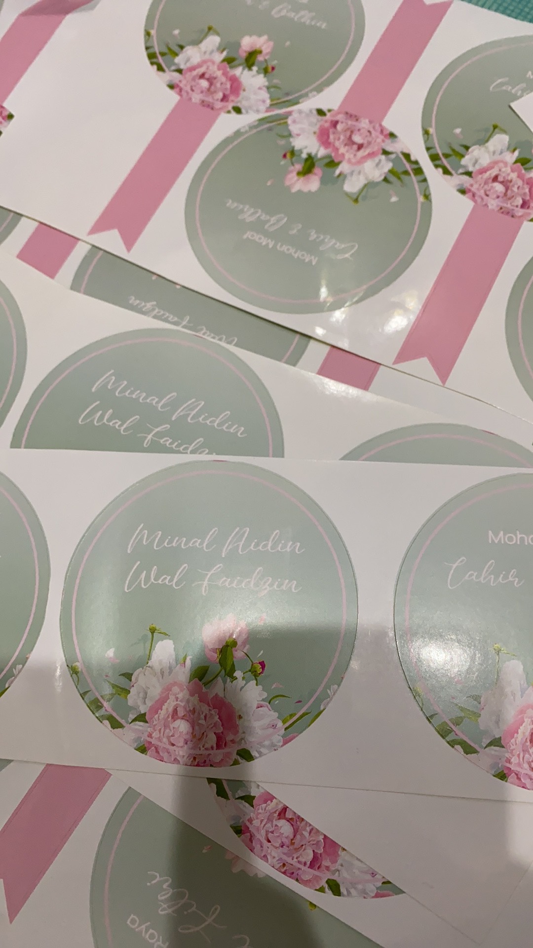 5 Set Stiker Gable Box Design Soft