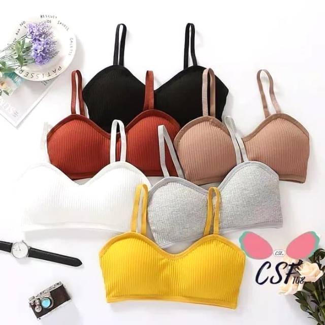 BRA BH Wanita Tanpa Kawat / Bahan Halus / Push Up Bra / Murah