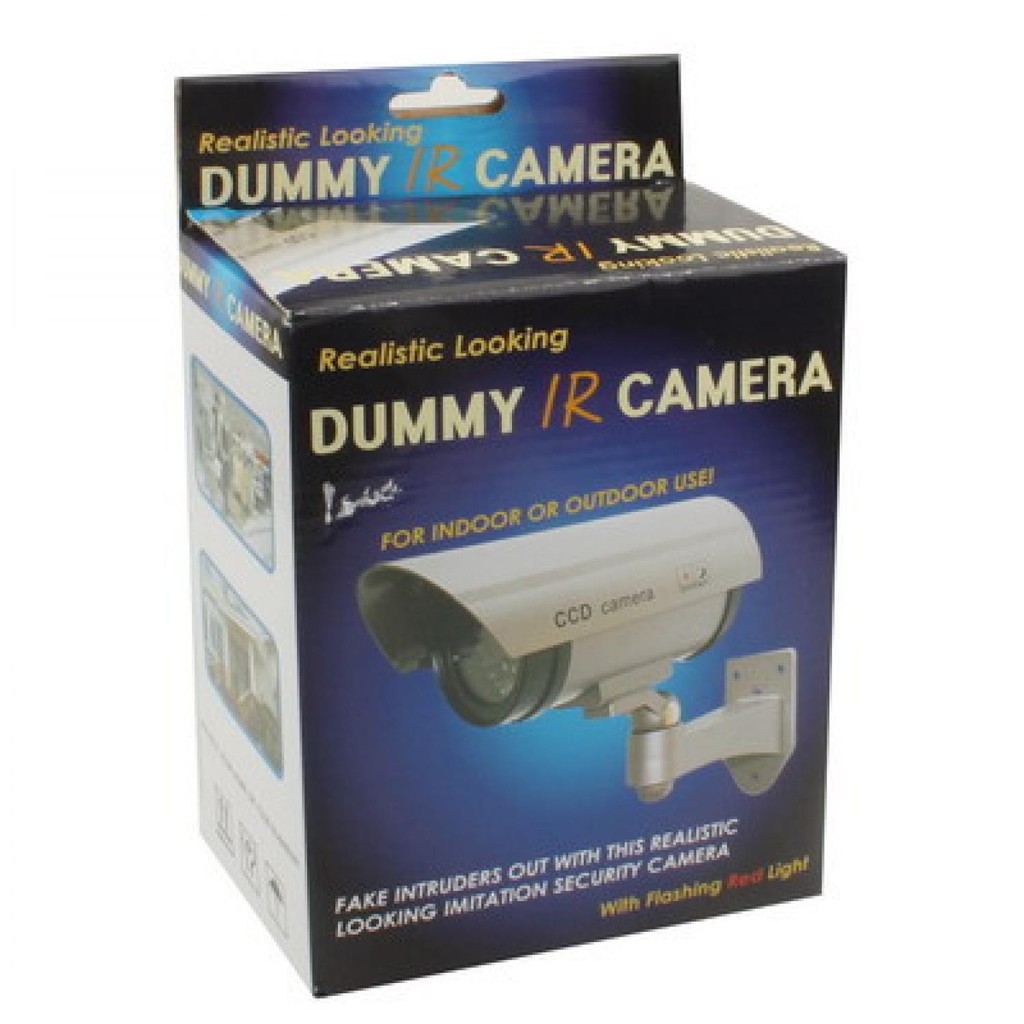 Kamera CCTV Dummy IR LED Mudah Dipasang Ditenagai Baterai AA Multifungsi Alat Pengecoh Maling