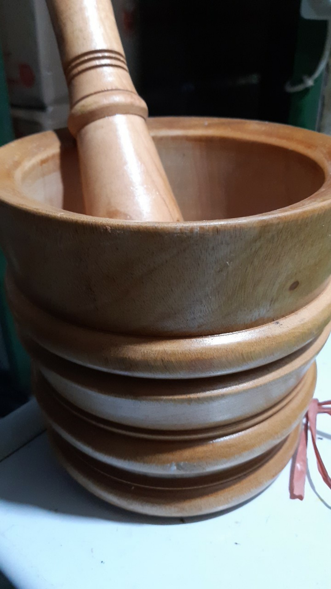 Lumpang Kayu, Tumbukan Kayu, Penumbuk Kayu + Alu