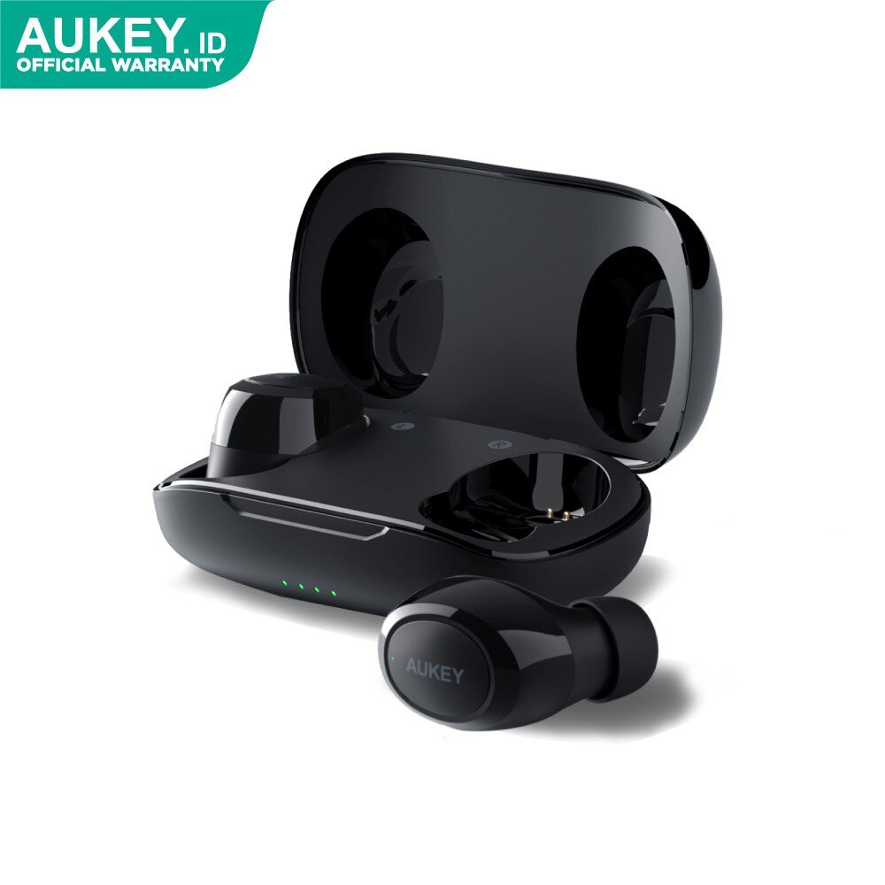 [SHOPEE 10RB] Aukey EP-T16S Headseat TWS Bluetooth 5.0 True Wireless Earbuds Black