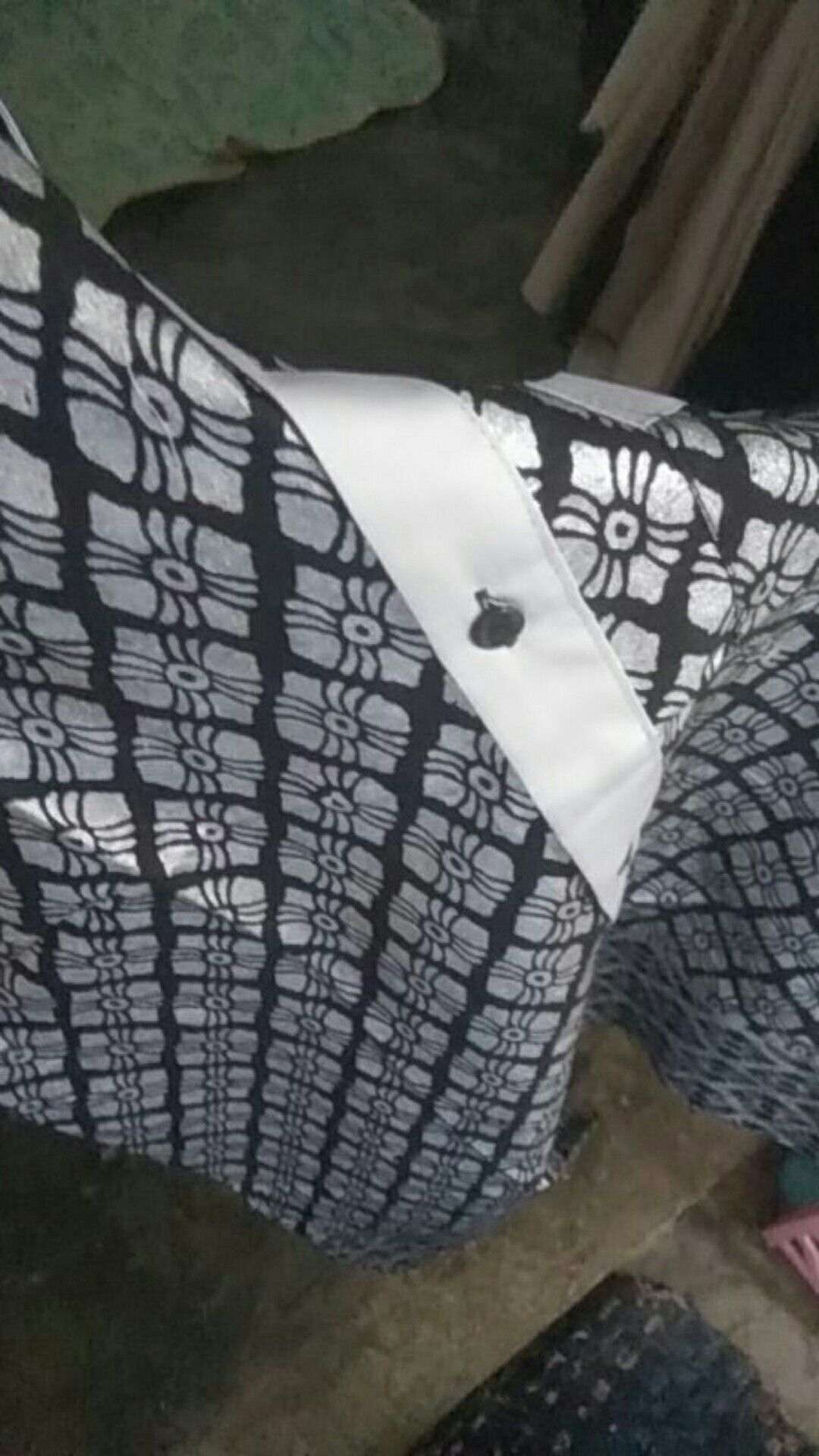 Couple Batik Maharani, Gamis Muslimah Syari + Hem Prada Limited Edition By Batiksumberbahagia