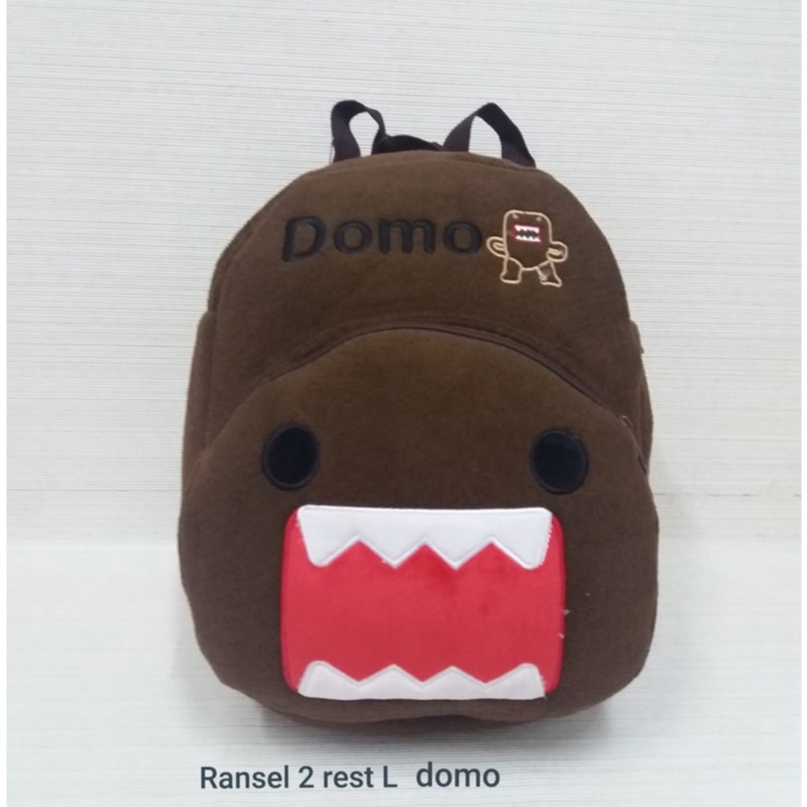 TOYSOPEDIA Tas Ransel Domo Size L/Backpack Sekolah/ransel anak