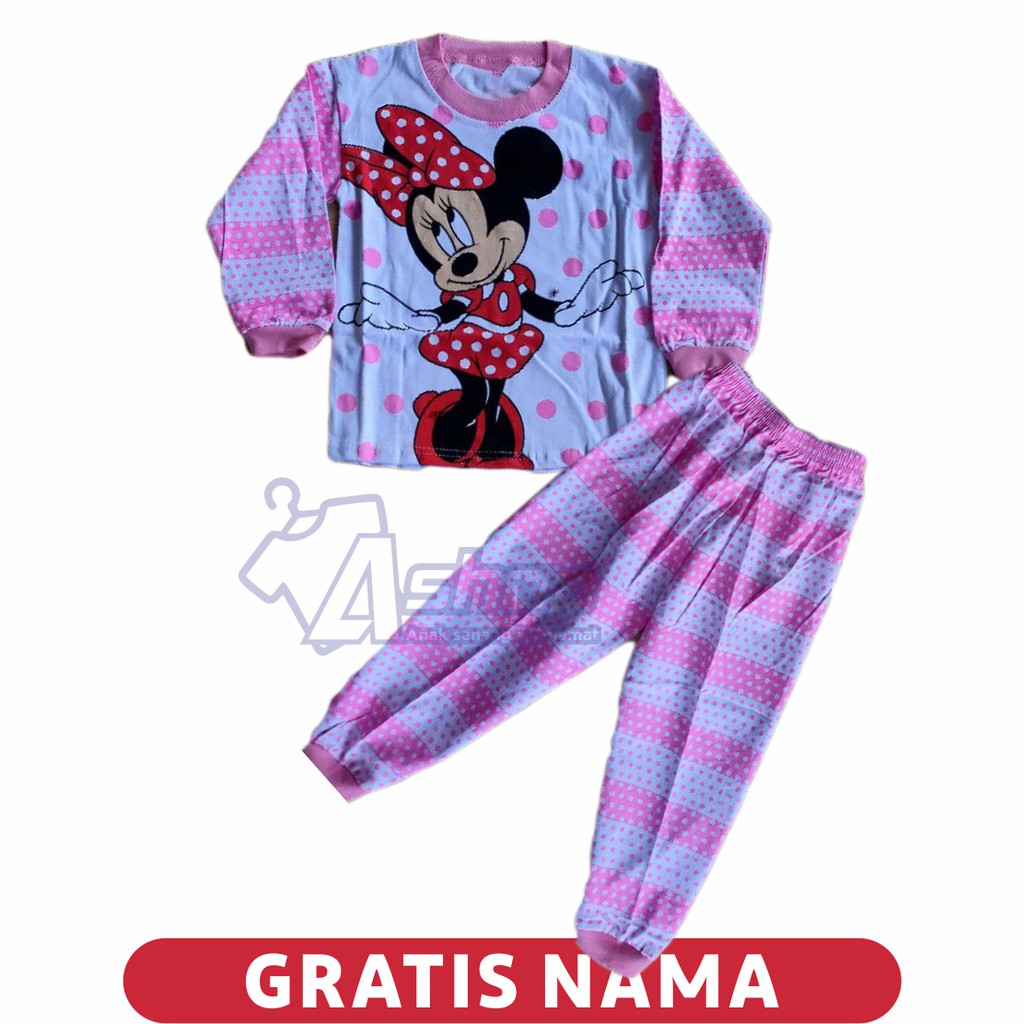 Baju Anak Minnie Mouse Panjang