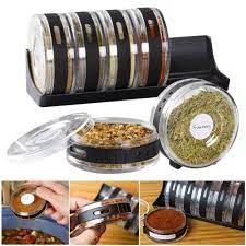 Cylindra Spice Rack Rak Bumbu / Tempat Penyimpanan Bumbu / Cylindra Spice / Tempat Bumbu Serbaguna