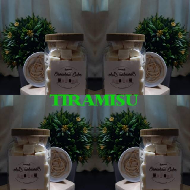 

Coklat tiramisu Chocolate cube isi 50pcs