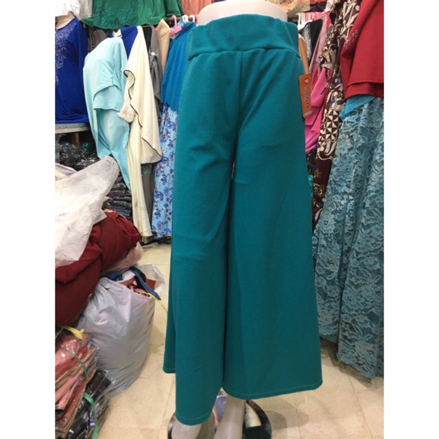 Kulot panjang polos model payung lebar