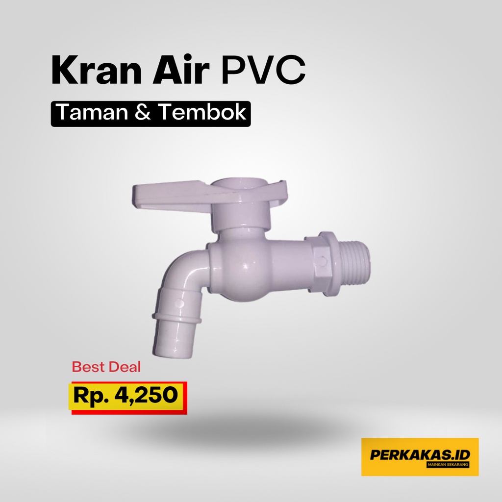 Kran Air Taman Tembok PVC 1/2 Inch OWNER