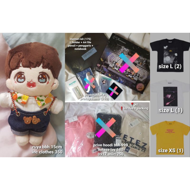 EXO OFFICIAL MERCH GOODS GLOBE 0917 PH PHILLIPINE LAY VETEZE MEMORIAL KIT EXOLUXION BAEKHYUN PRIVE C