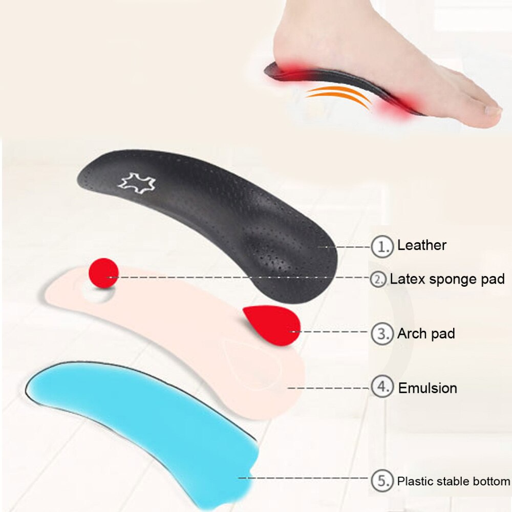 leather arch support