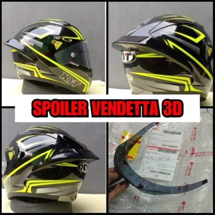 SPOILER KYT VENDETTA 2 3D VENDETTA 2 PNP KYT FALCON