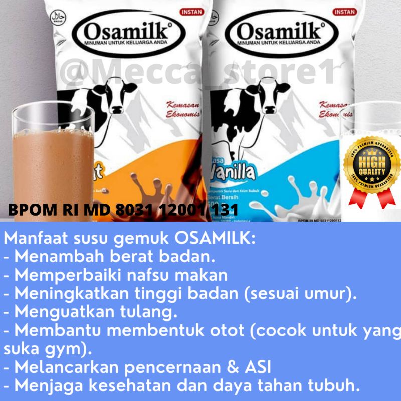 

SUSU OSAMILK ORIGINAL 100 % OSAMILK SUSU PENGGEMUK ORI OSAMILK PENGGEMUK BADAN