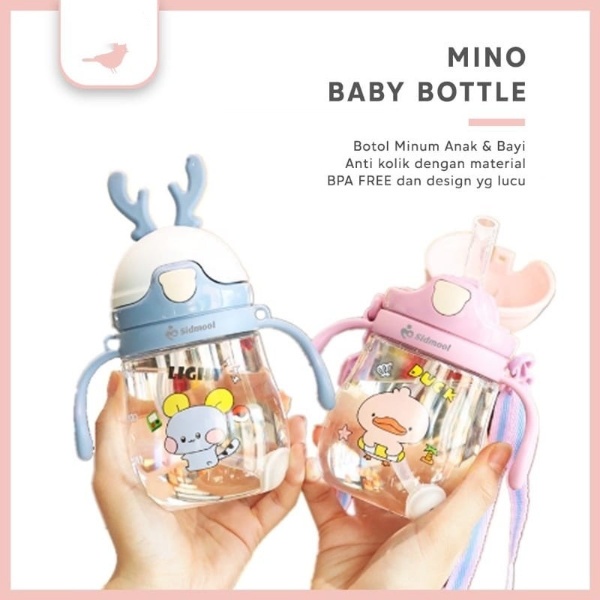 botol minum anak / BOTOL MINUM BABY MODEL DOT 300MILI BPA FREE KARAKTER CUTE