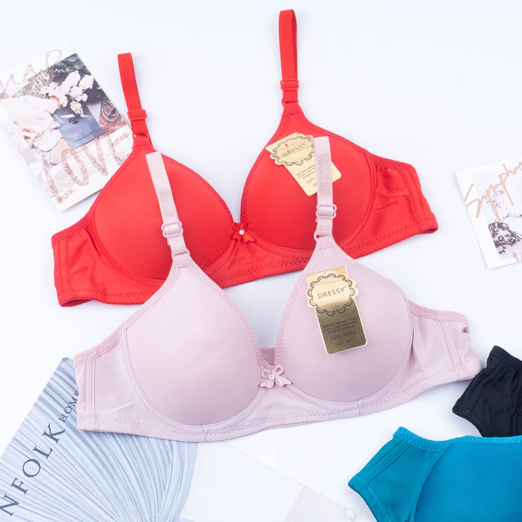 IL - BH WANITA MEREK DRESSY BUSA TANPA KAWAT BRA DEWASA GOOD QUALITY DAN PREMIUM MOTIF POLOS REAL PIC AA889